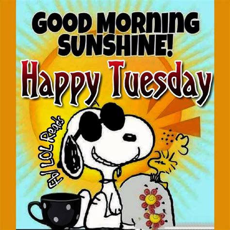 <strong>Good Morning</strong> Messages. . Snoopy good morning tuesday